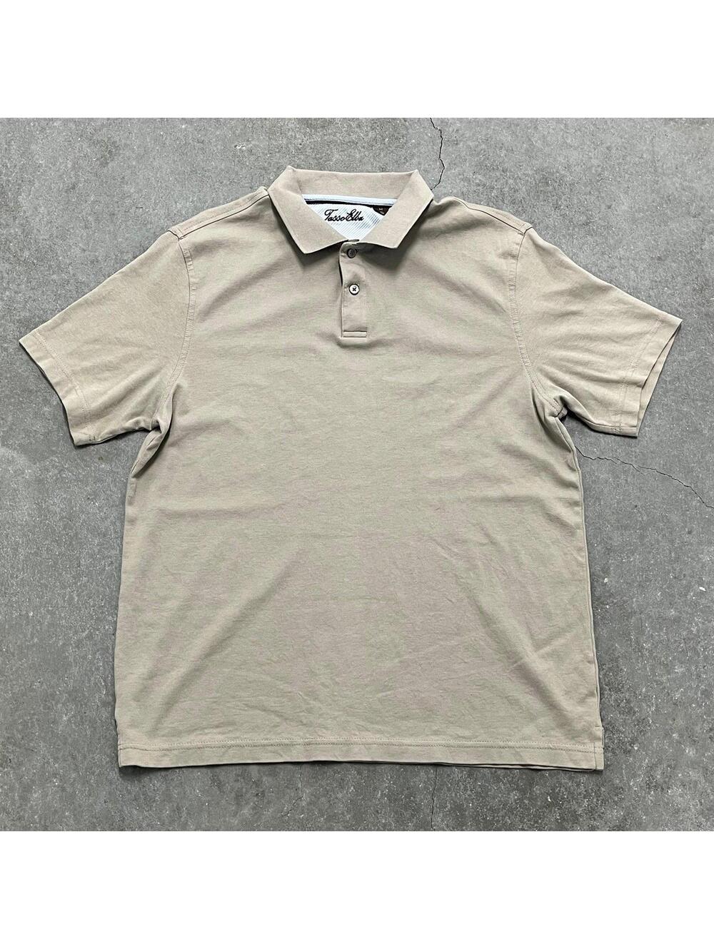 Tasso Elba Plain Polo T Shirt